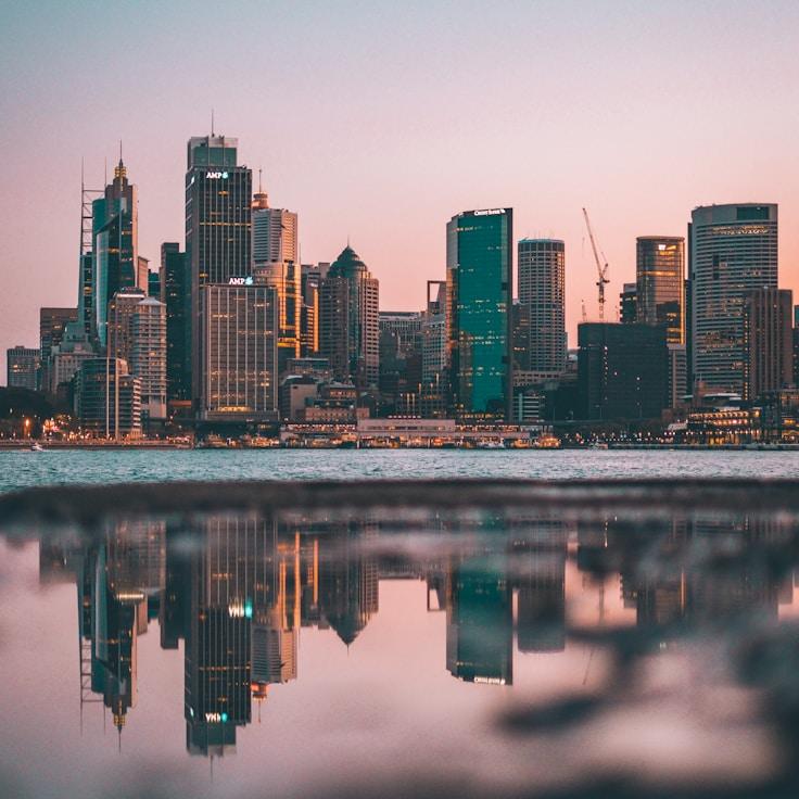 City skyline in Paris, France